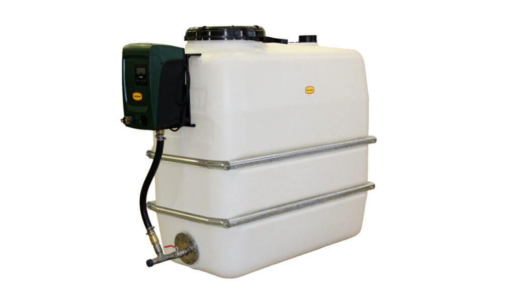 PEDF-Tank mit vorinstallierter Hauswasseranlage e.sybox mini 3