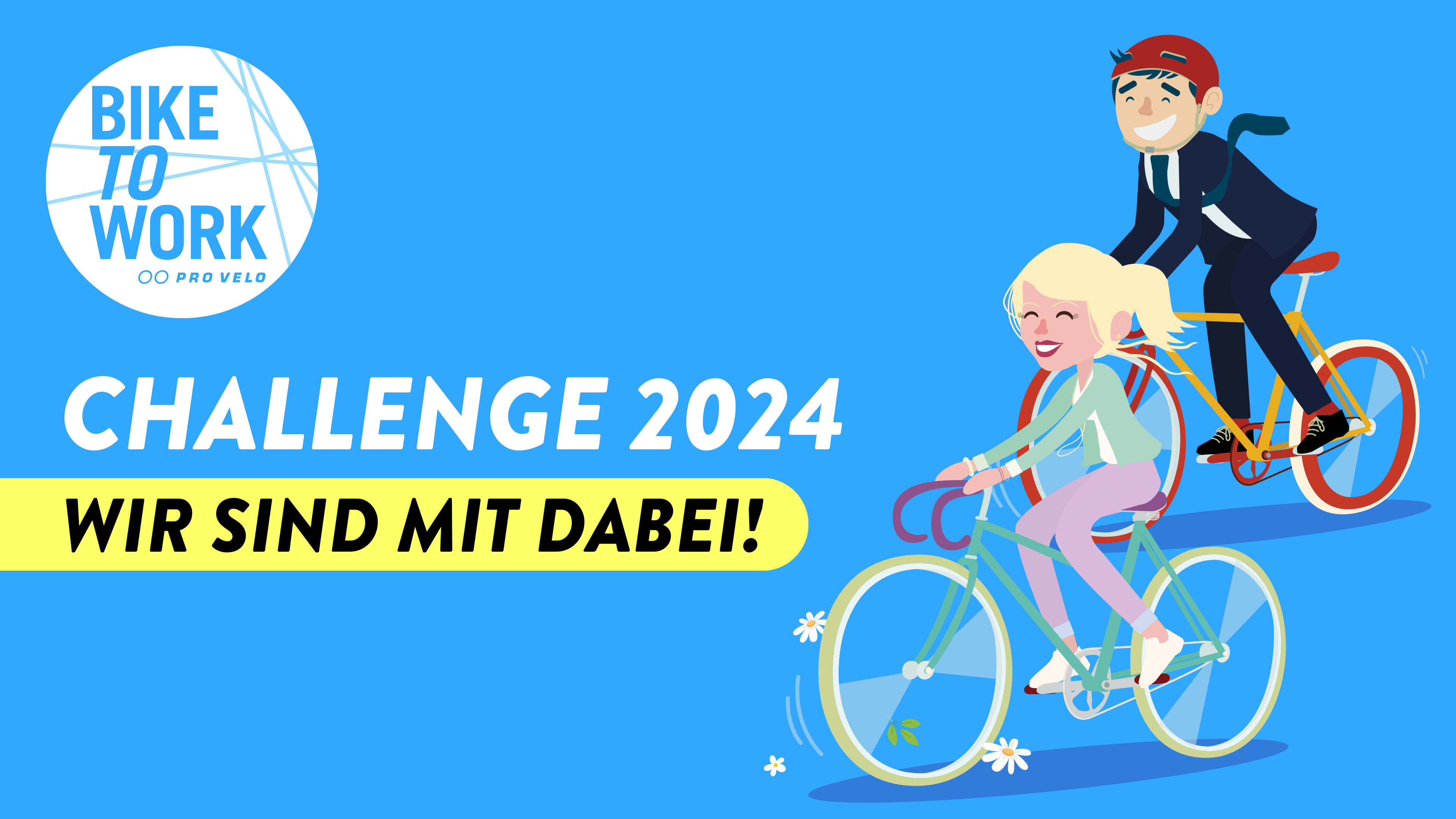 In die Pedale treten: Wir nehmen an der “Bike-to-Work-Challenge” teil