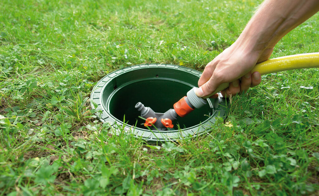 Dôme de réservoir Mini sans couvercle avec prise d'eau à la main et flexible