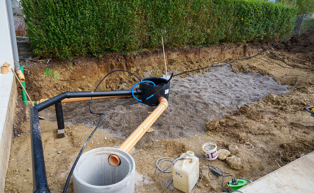 Raccords avec collecteur de boues et dôme avec filtre du réservoir