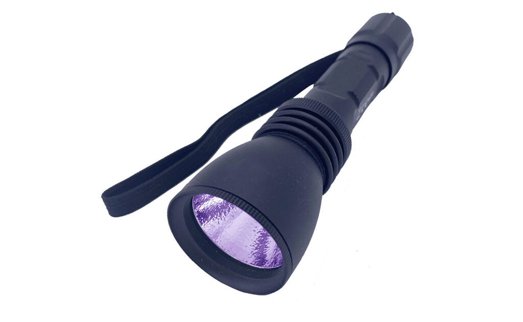 Tracerverfahren - UV-Lampe