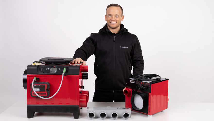 Unser fapatrock Bereichsleiter Michael Oswald ist spezialisiert auf den Bereich Bautrocknung.