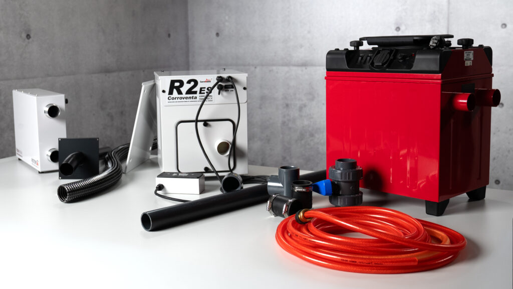 Radonsauger R2 ES mit Zubehör