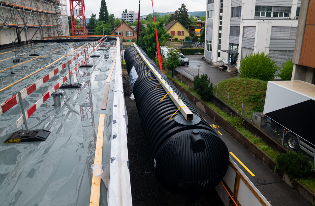 Projekt in Urdorf: 102'000-Liter-Tank