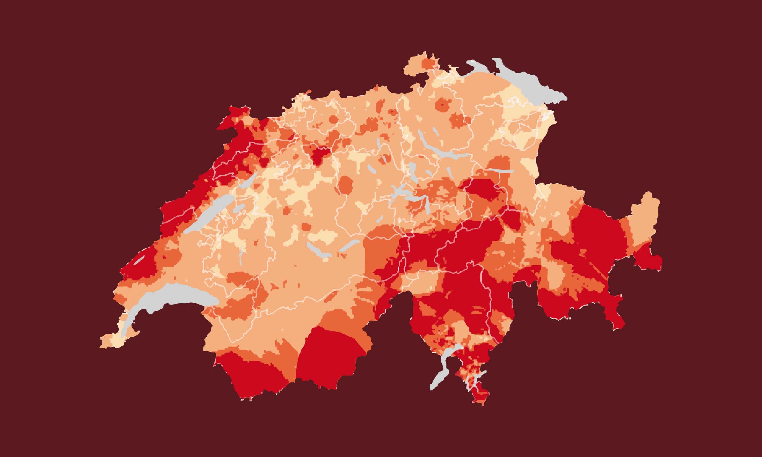 Radonkarte Schweiz