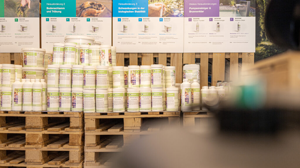 Grosse Auswahl an Biostar Produkten zur Teichpflege
