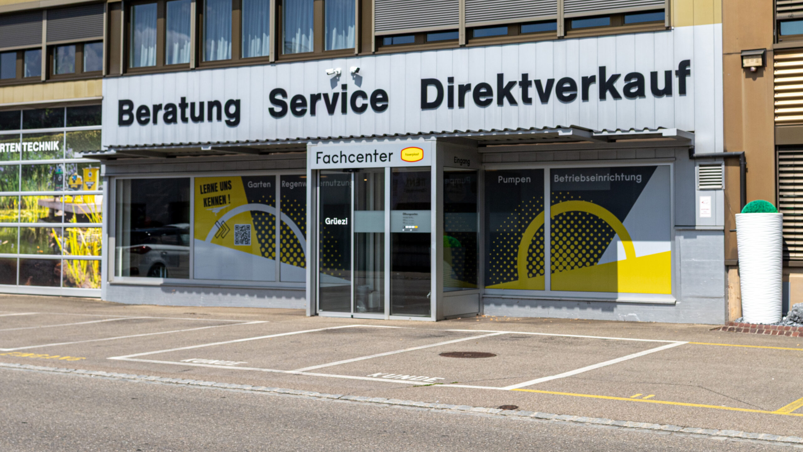 Faserplast Fachcenter Rickenbach (TG) - Aussenansicht
