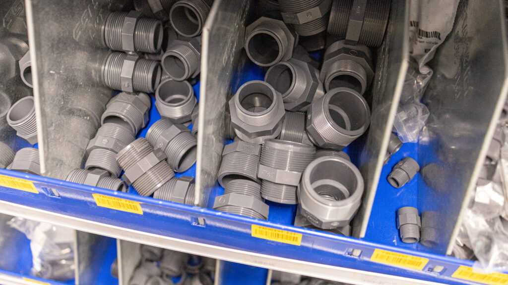 Beispiele unserer Fittings in verschiedenen Grössen